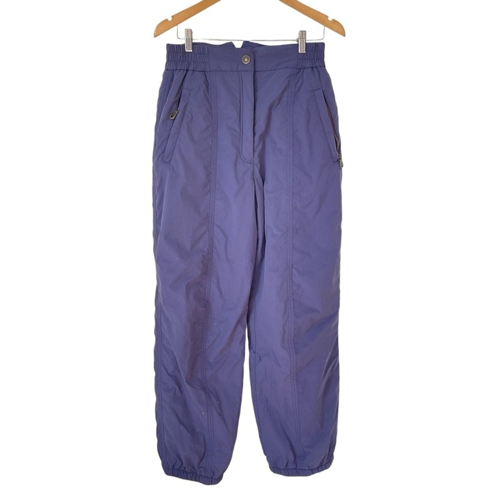 Vintage purple ski pants high waisted medium - Picture 3 of 8